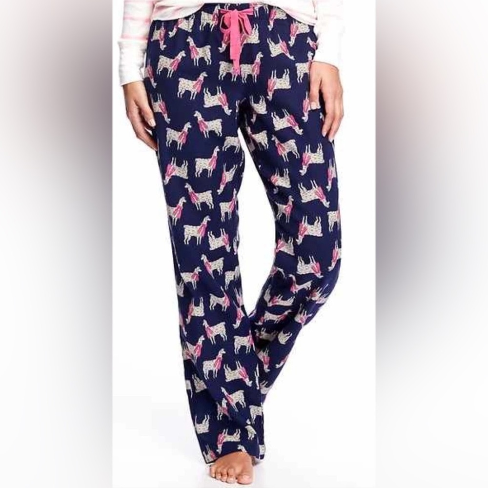 Old Navy Pajama Bottoms S P Llamas